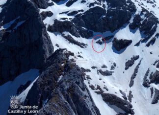 El pico Espigüete, donde se ha producido el rescate de los dos montañeros. - SERVICIO DE EMERGENCIAS 112.