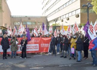 concentracion CCOO delegacion gobierno valladolid