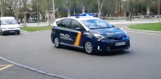 policía nacional detenido receta falsa