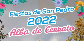 Cartel fiestas Alba de Cerrato 2022