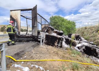 Incendio camión papel dueñas12