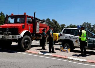 bomberos y guardia civil dispositivo de incendios villanueva del conde salamanca - David Arranz ICAL