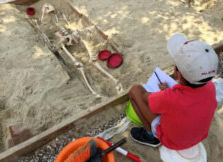 Talleres para niños en la Villa Romana de la Olmeda