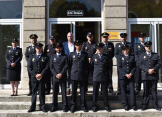 Nuevos policías eligen Palencia.