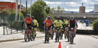 Prueba ciclista del Club Trinketes en Magaz de Pisuerga