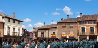 Guardia Civil en Saldaña