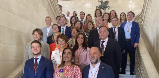 Foto de grupo de la nueva corporación de Palencia