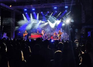 Imagen del concierto de Rayden en San Antolín. D. Aricha