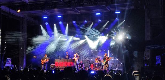 Imagen del concierto de Rayden en San Antolín. D. Aricha