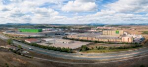 Vista aérea de las instalaciones de Gullón en Aguilar de Campoo.