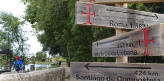 Camino Lebaniego a su paso por la provincia de Palencia