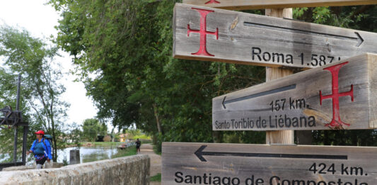 Camino Lebaniego a su paso por la provincia de Palencia