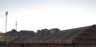 Graderío del Campo de la Juventud de Palencia. / Óscar Herrero