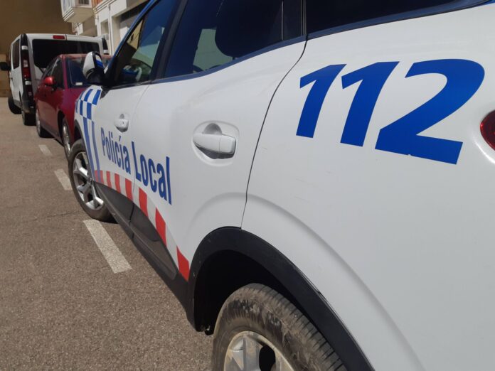 Vehículo de la Policía Local de Palencia.