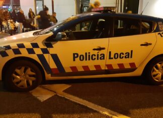 Vehículo de la Policía Local de Palencia. / Óscar Herrero