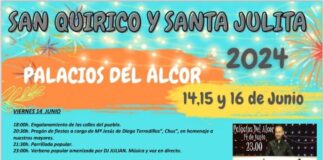 Cartel de las fiestas de Palacio de Alcor 2024