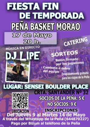 Fiesta Fin de Temporada Peña Basket Morao