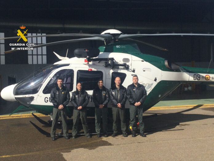 Helicóptero Guardia Civil León