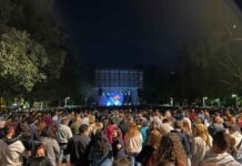 Imagen del Parque del Salón durantes las Fiestas de San Antolín