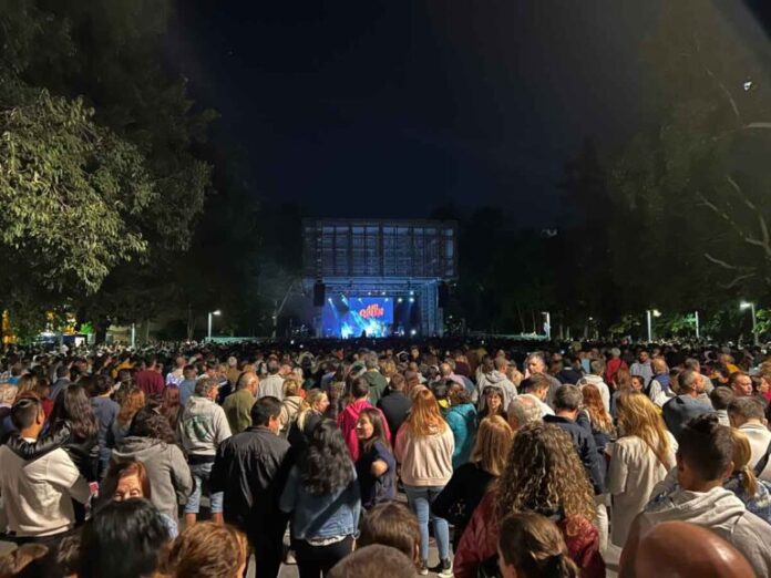 Imagen del Parque del Salón durantes las Fiestas de San Antolín