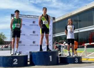 Mario Pérez Fernández ha sido oro en las Pistas de Río Esgueva en los CAMPEONATOS AUTONÓMICOS DE PRUEBAS COMBINADAS Y MARTILLO de VALLADOLID