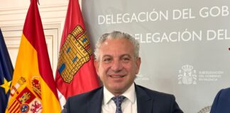 Visita institucional del delegado el Gobierno, Nicanor Sen, en Palencia