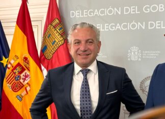 Visita institucional del delegado el Gobierno, Nicanor Sen, en Palencia