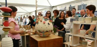 Inauguración de la Muestra de Cerámica en Palencia