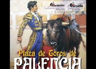 Cartel clase práctica novillada en Palencia