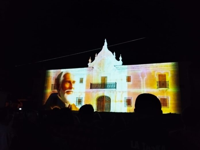 Espectáculo de video mapping en Guardo durante San Juan