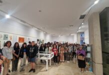 Inaugurada la exposición de la Escuela de Arte Mariano Timón en la Biblioteca Pública de Palencia