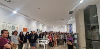 Inaugurada la exposición de la Escuela de Arte Mariano Timón en la Biblioteca Pública de Palencia