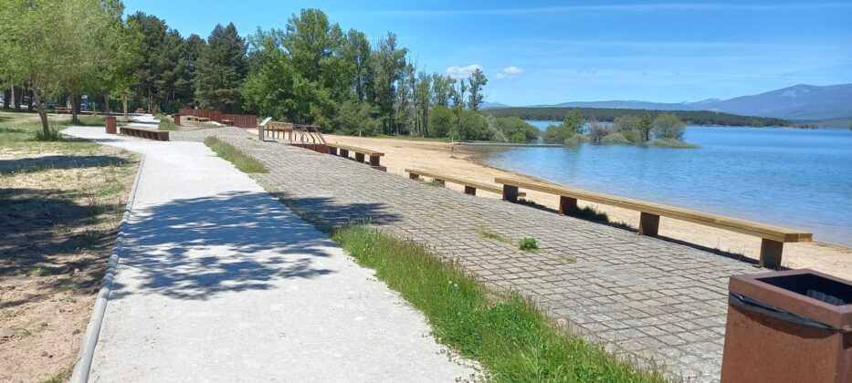 Obras playa Aguilar de Campoo