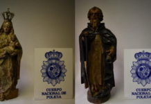 Obras de Arte Sacro sustraídas y encontradas por la Policía Nacional