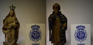 Obras de Arte Sacro sustraídas y encontradas por la Policía Nacional