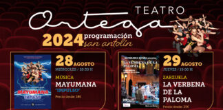 Cartel Programación Teatro Ortega San Antolín 2024