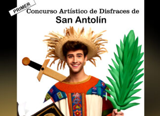 Cartel concurso disfraces San Antolín