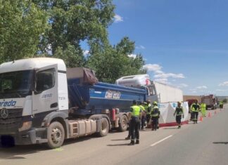 Accidente de tráfico en Monzón