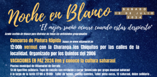Cartel Noche en Blanco Villamuriel de Cerrato 2024