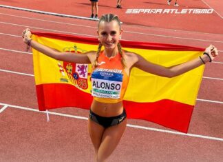 Aitana Alonso Simón. Club Atletismo Puentecillas. Europeo Sub18