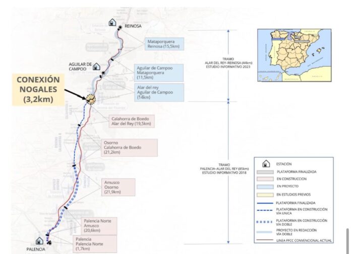 Transportes licita por 1,8 millones de euros la redacción del proyecto para adelantar tres años la llegada de la alta velocidad a Cantabria