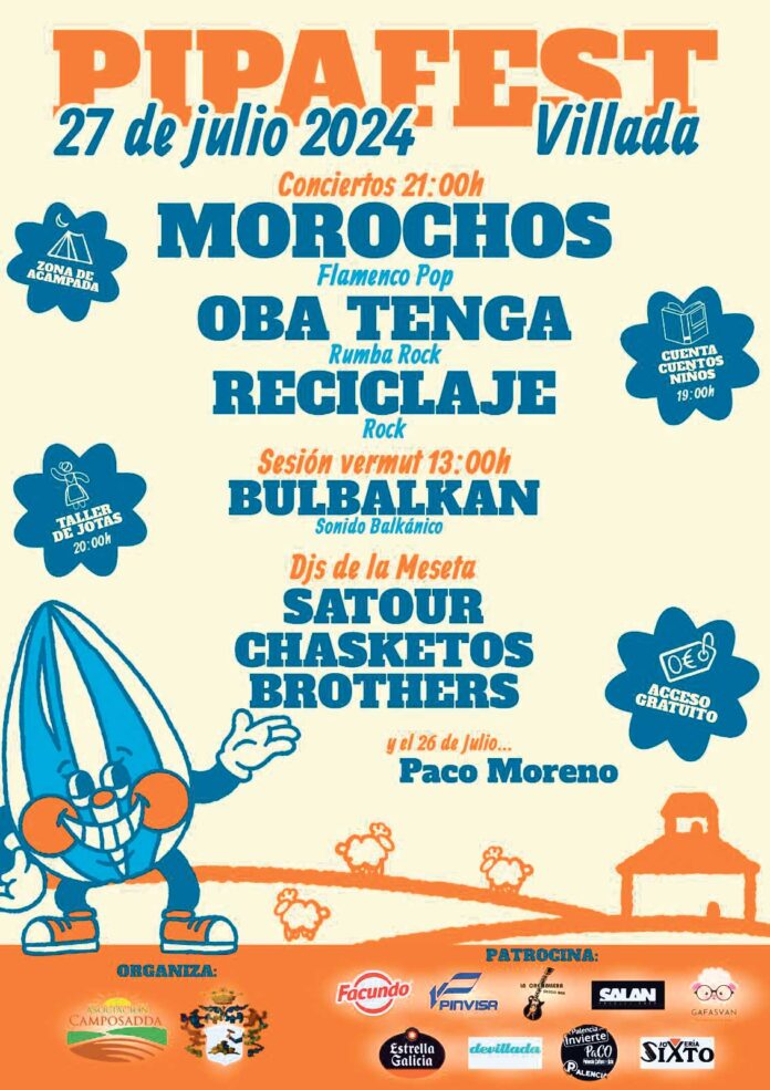 Villada Pipa Fest 2024 festival de musica