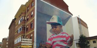 Alex Dadospuntocero - Uno de los murales del Pispajos Urban Fest