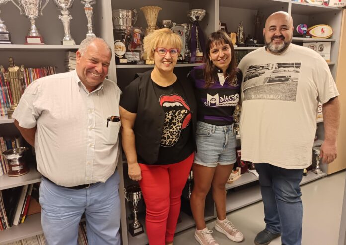 De izda a derecha Javier Garcia, Mónica Donis, Raquel Simón y Ginés Toledo