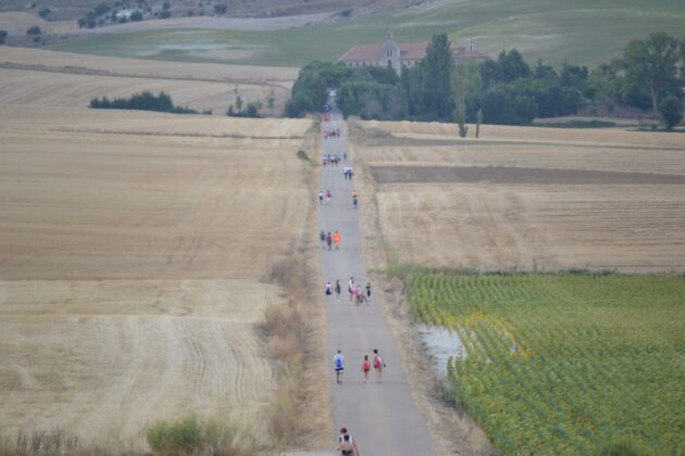 Marcha solidaria en Torquemada