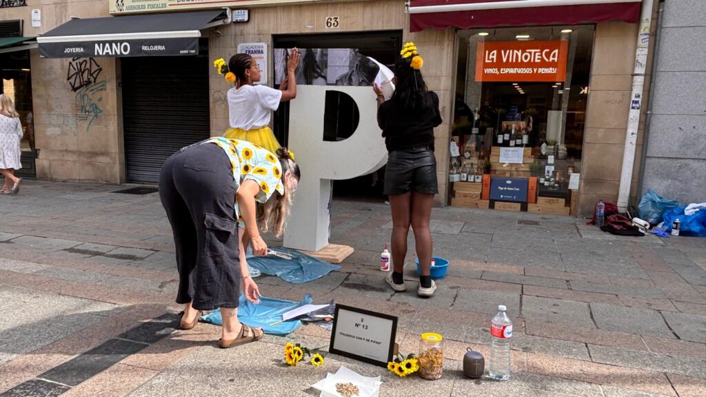 Obra 'Palencia con P de pipas'