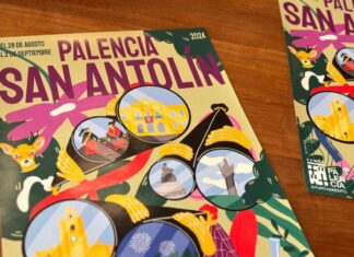 Cartel de las fiestas de San Antolín de Palencia 2024