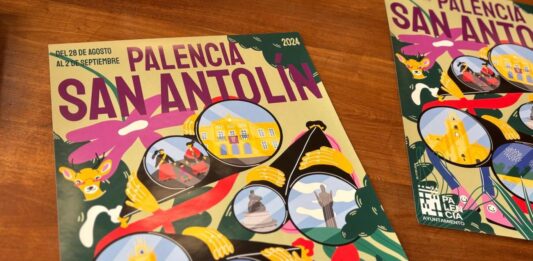 Cartel de las fiestas de San Antolín de Palencia 2024