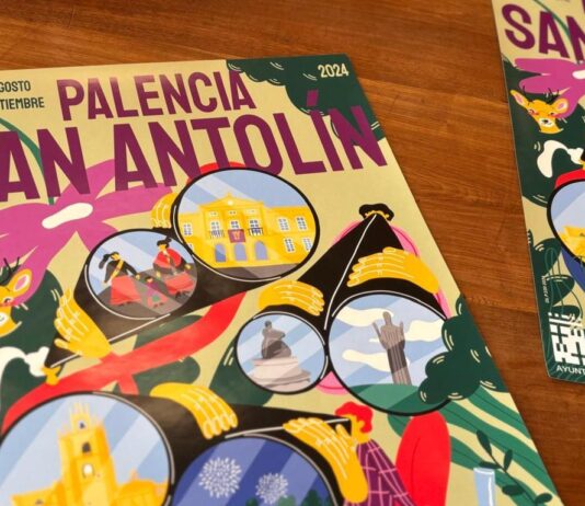 Cartel de las fiestas de San Antolín de Palencia 2024