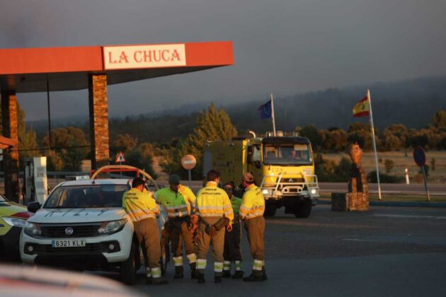 Incendio en Trabazos, Zamora